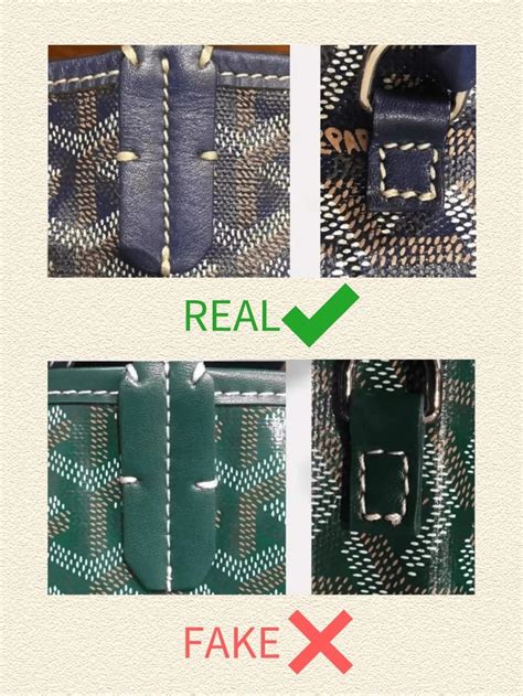 how to spot fake goyard clutch|is my goyard bag real.